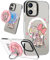 Kokaade for iPhone 16 Case for Women Girls - Cute Kawaii Castle Design Compatible with Magsafe for Magnetic Ring Holder Stand Phone Cover Girly TPU Funda for iPhone 16