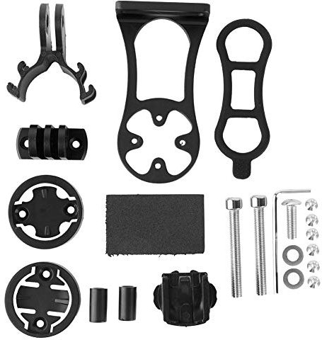 Baxnore Metal Cycle Computer Mount, Adjustable Cycle Computer Holder, Multifunctional Cycling Computer Mount, Cycle Computer Mount Holder for Cycling (Black)