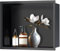 FTL Stainless Steel Shower Niche 305 x 450 x 95mm,Shower Niche Wall Insert Matte Black,Embedded Wall Niche No Tile Needed,Black Bathroom Shower Storage Niche,Waterproof Bathroom Wall Niche