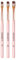 Acrylic Nail Brush Set, 3Pcs Acrylic Powder Nail Brushes for Acrylic Application, Nail Art Brush for 3D Carving & Detailing Design, Nail Extension Manicure Tool, Size 8/10/14, Pink