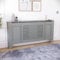 Vilda Designs Milton Adjustable Olive Grey Radiator Cover | Modern Slatted Heating Cabinet, Easy DIY Fit, Ideal for Living Room, Hallway or Bathroom