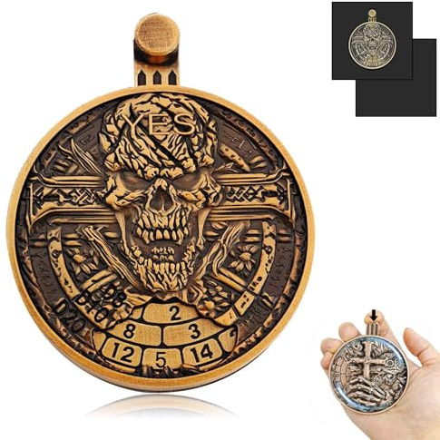 Roulette-Würfel-Spinner 3.0, Gehäuse aus Zinklegierung, Metallwürfel für DND, Druckmechanismus zum Rollen und Präzises Ablesen, Inklusive Geschenkbox, Rollenspiel Fans (Antikgold)