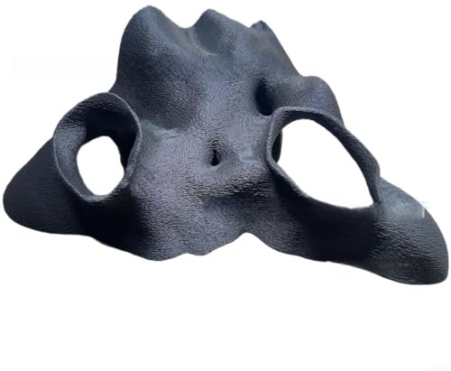Entgoinggo Aquarium-Höhle, Terrarium, Unterkies, Fischtunnel, Eck-Aquarium-Höhle, Tunnel, Versteck mit natürlichem Aussehen, strukturiertes Design für Garnelen, Schwarz, Größe S