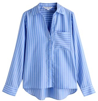 NEXT Damen Weiches Relaxed Fit Langarm-Shirt