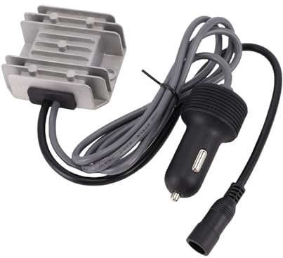 Generic Convertisseur 12 V à 30 V adapté pour Mini Antenne Parabolique, Convertisseur de Prise Allume-Cigare pour Mode ACC, Haute Performance, étanche IP68, Voiture/Camion/Camping-Car/Navire, Noyau
