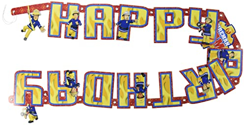 Child Fireman Sam Letter Banner
