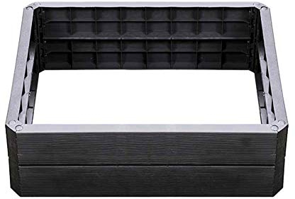 Yerd Ergo Hochbeet-System, 5 Jahre Garantie, Made in Germany (1 x Höhe 25cm 80x60cm)