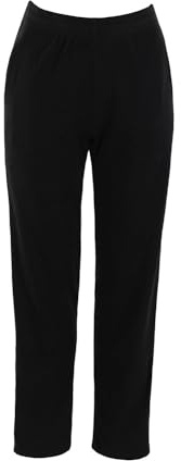 hajo Damen Jogginghose Funktions-Rehahose Art. 80022 Marine oder schwarz, Farbe:Schwarz, Größe:19
