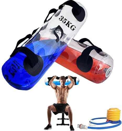 YZBBSH Fitness Sandsack Fitness Water Bag Power Bag 15kg 25kg 35kg Verstellbarer Aqua Bag Gewicht mit Wasser Core und Balance Trainer Tragbares Stabilitäts für Fitnessgerät
