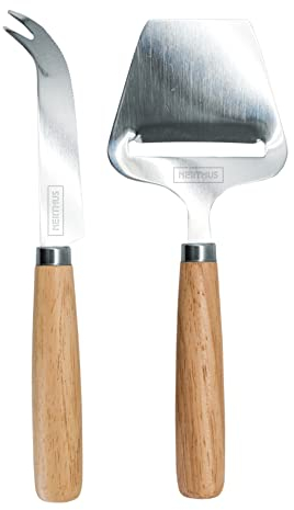 NERTHUS FIH 930 Set Cubiertos Queso Inox - Madera