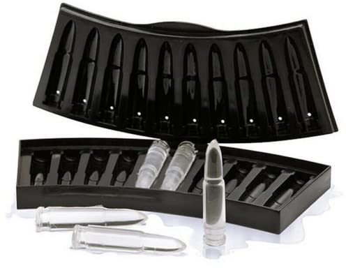 asky Eiswürfelbereiter Form DIY Kreative Pistole Bullet Skull Form Tablett Schokolade Form Bar Werkzeug (Bullet)