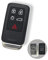 BROVACS Replacement Key Shell + Uncut Blank Emergency Insert Key Compatible with VOLVO 5 Button Smart Keyless Entry Remote Key Case Fob PG789A