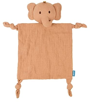 Doudou Lapin Apaisant en Mousseline de Coton - Jouet et Serviette pour Bébé, Compagnon Dès La Naissance, Poupée de Dentition, Jouet Apaisant pour Fille et Garçon