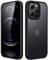 JETech Matte Case for iPhone 12 Pro Max 6.7-Inch, Shockproof Military Grade Drop Protection, Frosted Translucent Back Phone Cover, Anti-Fingerprint (Black)