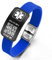 Theluckytag Braccialetti medici per uomini e donne con codice QR, braccialetti identificativi di allarme medico per sport e viaggi, braccialetto impermeabile in silicone adatto a polsi fino a 20,3 cm