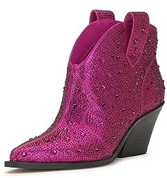 Jessica Simpson Zadie - Botas de moda para mujer, Fuschia, 37 EU