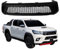 Kühlergrille Front Bumper Grille für Toyota Hilux Revo 2016 2017 2018 2019 Car,Black
