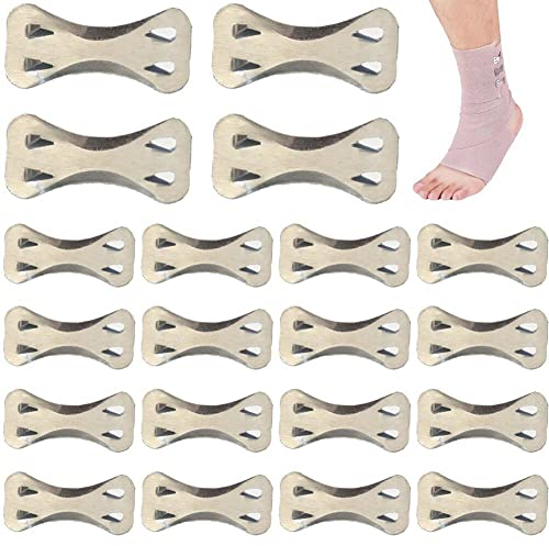 Hrippy 20 Pcs Elastische Bandageclips, Metallersatzklammern Bandage -Clips Für Kompressionsverbände, Crepe Bandage Clips Wrap Clips