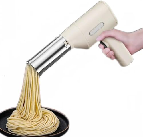 Pasta Maker,Máquina for Hacer Pasta Eléctrica, Mezcladores Automáticos Portátiles De Mano, Pistola for Pasta, Máquina for Hacer Ramen Con Fideos De Pasta, Máquina for Hacer Fideos 150 W (+cinco Cubos