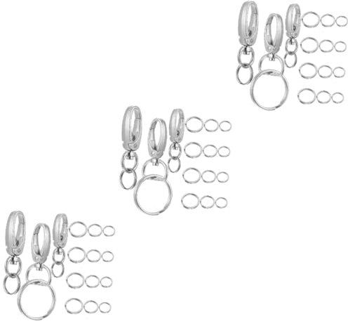 FRCOLOR 3sätze Hundehalsband Clips Ringen Für Tiermarken Teilig Für Kleine Bis Mittelgroße Hunde Und Katzen Rostfrei Einfach Zu Befestigen