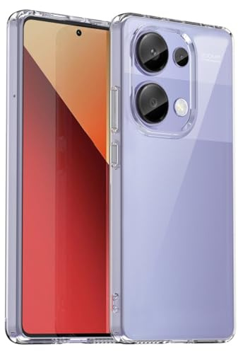 Oprimio Kristallklar Hülle für Xiaomi Redmi Note 13 Pro+ 5G [Silikon Hülle] [%100 Durchsichtig] [Deutsche Material] [Ultra Dünn] Klar Handyhülle für Xiaomi Note 13 Pro Plus 5G