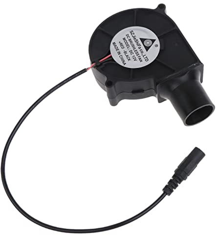 GAOINTELL Ventilateur de barbecue électrique d'extérieur 75 mm 2500 R 5 5 x 2 1 pour barbecue en métal pour pique-nique, camping, poêle à bois, four intérieur, camping