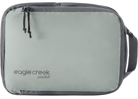 Eagle Creek Pack-It Specter Kompressions-Verpackungswürfel, langlebig, ultraleicht und wasserabweisend, Ripstop-Gewebe, Koffer-Organizer-Taschen für Kleidung und Ausrüstung, Sturmgrau, Größe S/M