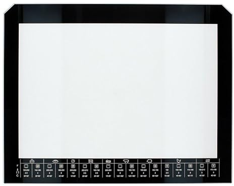 LUTH Premium Profi Parts Innenscheibe für Türe kompatibel mit Amica 9078687 in Backofen - Glas - Transparent - 404 mm x 514 mm
