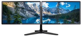 Dell Dual monitor Bundle Set - 2x P2314H 23 Inch Full HD 1080p IPS LED Monitor, VGA DVI DISPLAY Ports, Dual Monitor Leg Base Stand (Renewed)