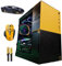 Ordinateur de bureau en édition limitée - Série Velocity - Processeur Ryzen 7600X 5,3 GHz - DDR5 6000 MHz RAM - 1 To GEN 4 M.2 NVME SSD - WiFi 6E - Bluetooth 5.3 (RAM 32 Go - Nvidia 4070 Super 12 Go