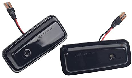 Auto Bernstein Seitenmarkierung Blinker Licht for Mercedes Benz W463 G-Klasse 1986-2002 W461 G500 G550 G55 G63 G65(Smoked Black)