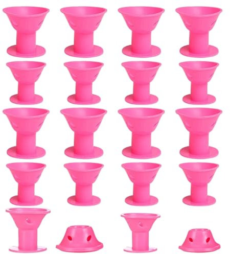 WUSJCOF 20 Stück Lockenwickler Kunststoff Wickler zum Locken machen ohne Hitze über Nacht