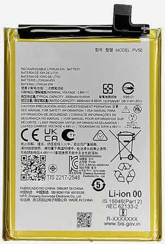 Audiosystem Batteria per MOTOROLA MOTO G73 5G XT2237 XT-2237 Con Capacita' Originale 5000mah PV50 Pila Ricambio Sostituzione