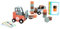 MOLUCKFU 1set Gioco Costruzione Carrello Elevatore per Ragazzo Ragazza Gioco Educativo per Sviluppare La creatività e La Logica Ottimo per Interazione Genitore-Figlio Piccole Sicuro e