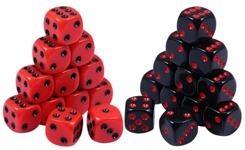 ibasenice 24St Punkte partnerspiele verstausack Card Game brettspielr Dekoration Party Spielzeugspiel Party-Leckerei-Boxen Kartenspiel Blitz Jumbo Neuheit Würfel Zahlenwürfel aus Acryl