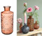 NaDeco Glasvase 'Berlin', Höhe 21cm, Durchmesser 9cm, 1 Liter, viele Farben zur Auswahl | Glas -Vase | Deko-Flaschen | Glas-Flaschen | Kleine Deko-Vasen | Kleine Flaschen, Farbe:Mahagoni
