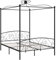 Generico Kangqiling Himmelbett Schwarz aus Metall 180 x 200 cm, schwarz, 284479