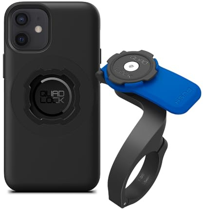 Quad Lock Out Front Handlebar Bike Phone Mount (V3) with MAG Phone Case for iPhone 12 mini