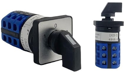 LW26-10 Transferencia Tres Posiciones 10A 3 Polos LW28 Inversión Doble Fuente de Alimentación Conmutada 380V Arranque Interruptor de Leva