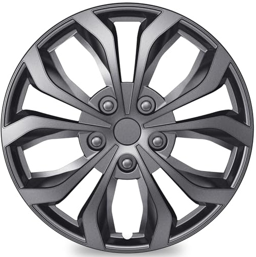 TangMiGe Universal Radkappen für 17 Zoll Räder, 17 Radzierblenden 4er Set, Radblenden (Grau, 17 Zoll)