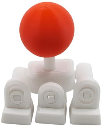 Pxcewdcx 3 Pieces Keyboard Joystick, 6.6x5x6.4cm 3D Printed Keyboard Joystick Keycap, Analog Keyboards Button Attachment, Mechanical Arcade Stick Adapter For Tournament Competition Entertainment