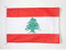 AZ FLAG - Drapeau Liban Spécial Extérieur - 90x60 cm - Pavillon Nautique Libanais En Maille Bloquée Avec Anneaux Plastiques Intégrés - 80g
