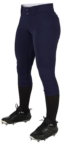 Champro Tournament Traditional Low-Rise Softball Pants - Tournament Pantalon Traditionnel Taille Basse pour Femme - Pantalon de Softball Taille Basse Standard - Femme