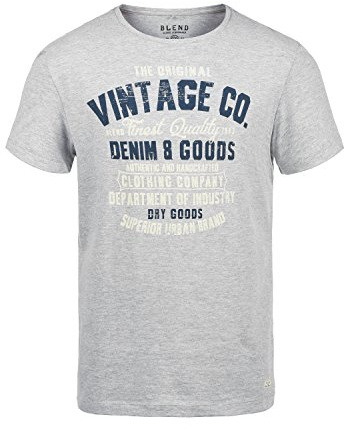 Blend BHVadim Herren T-Shirt Kurzarm Shirt Rundhals-Ausschnitt