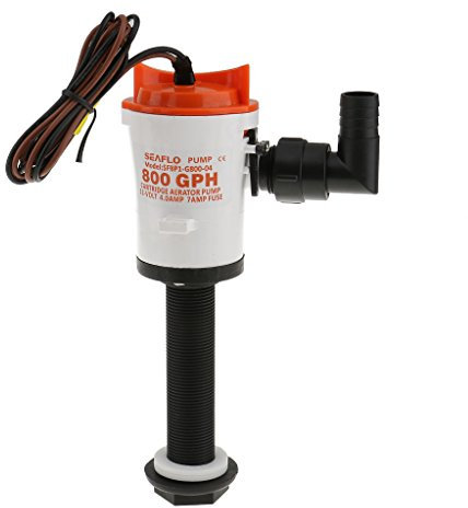 D Dolity Seaflo 12 V 800 gph Livewell Bait Well pompa sommersa pesca RV