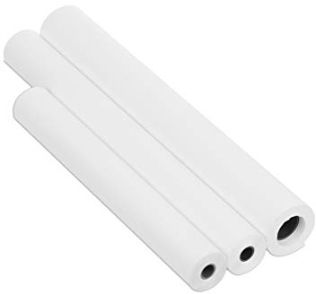AZZAP Papier Papierrolle 25m Länge Ersatzpapier Ersatzrolle Kindertafel Maltafel Zeichenpapierrolle (350/12mm)