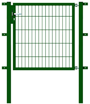 Alberts 647070 Einzeltor Flexo mit Zubehör | verschiedene Breiten und Höhen | grün | Breite 100 cm | Höhe 100 cm