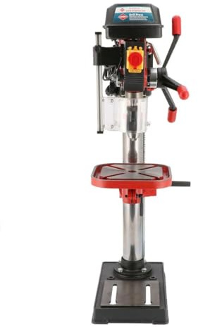 Airpress - Taladro de Columna 16-980 | 550 W | 16 Velocidades | Broca hasta 16 mm | Mesa Inclinable 45° | Taladro de Banco Profesional