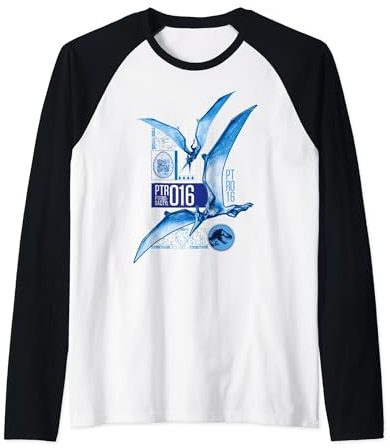 Jurassic World: Fallen Kingdom Pterodactyl Scan Raglan