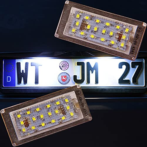 LED Kennzeichenbeleuchtung von Recambo passend für BMW 3er E46 Cabrio Coupe LCI Facelift